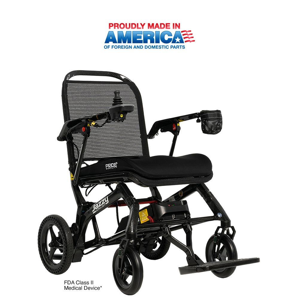 Jazzy Ultra Light 33 lb folding power wheelchair